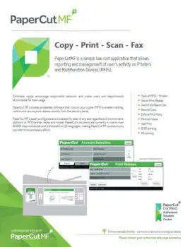 Papercut, Mf, Ecoprintq, Wilson Office Solutions